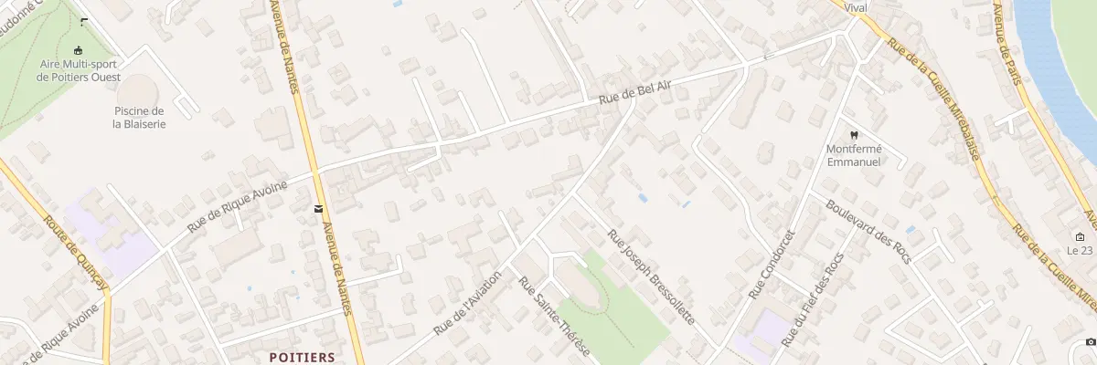 Plan du 16 Rue de l’Aviation à Poitiers