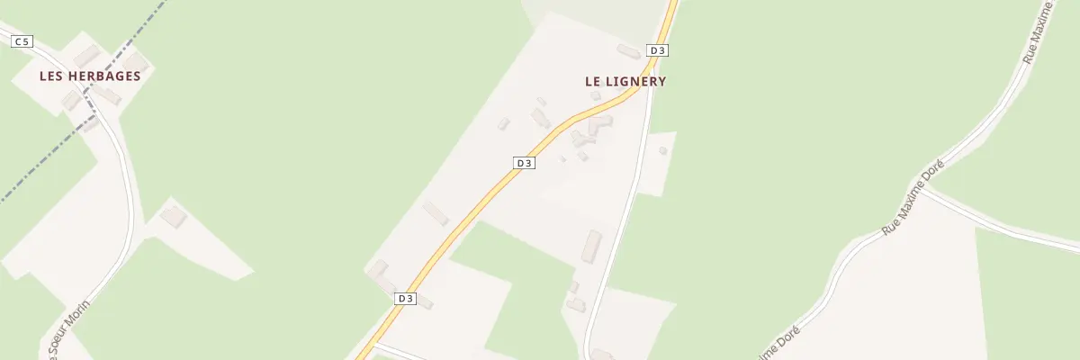 Plan du 5059 Le Lignery aux Aulneaux