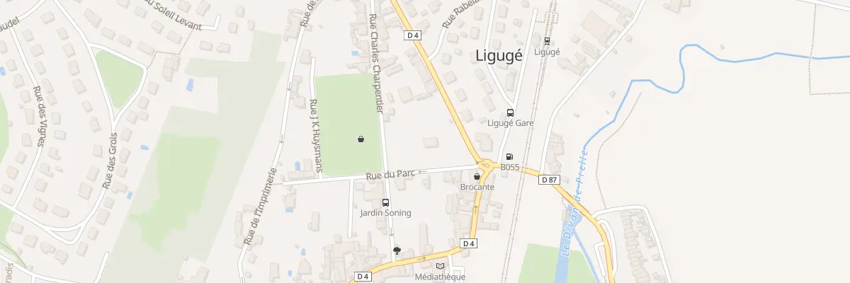 Plan du 2 Rue du Parc à Ligugé