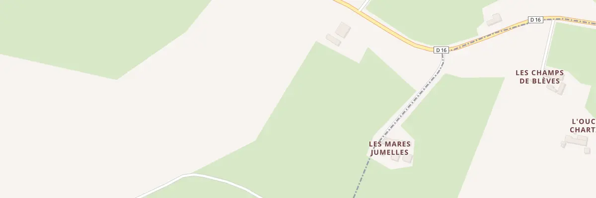 Plan du 5055 Les Cheminieres à Blèves
