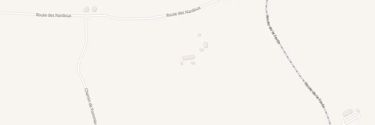 Plan du 1392 Rte des Nardoux à Fraisse