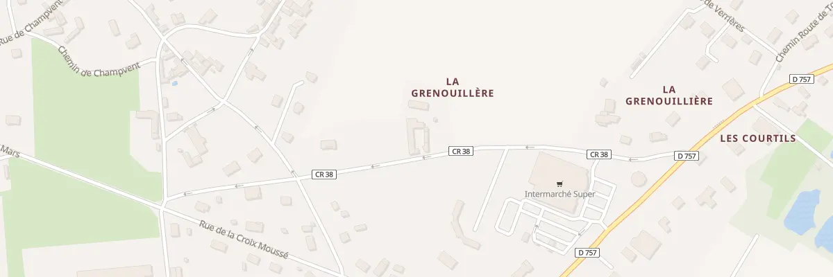Plan du 12 Rue de la Grenouillere à Chaveignes