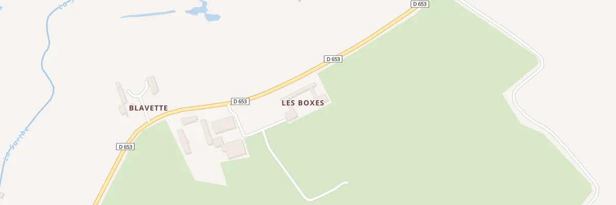 Plan du 3 Blavette à Barville