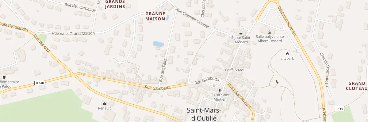 Plan du 3 Imp de la Ruisselée à Saint-Mars-d’Outillé