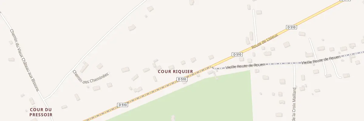 Plan du 606 Rte de Lisieux au Pin