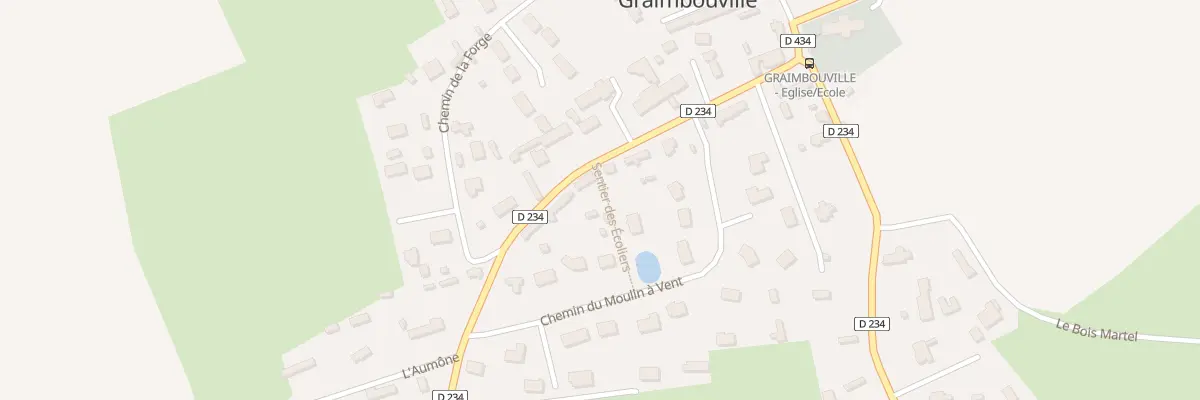 Plan du 177 Rte d’Etainhus à Graimbouville
