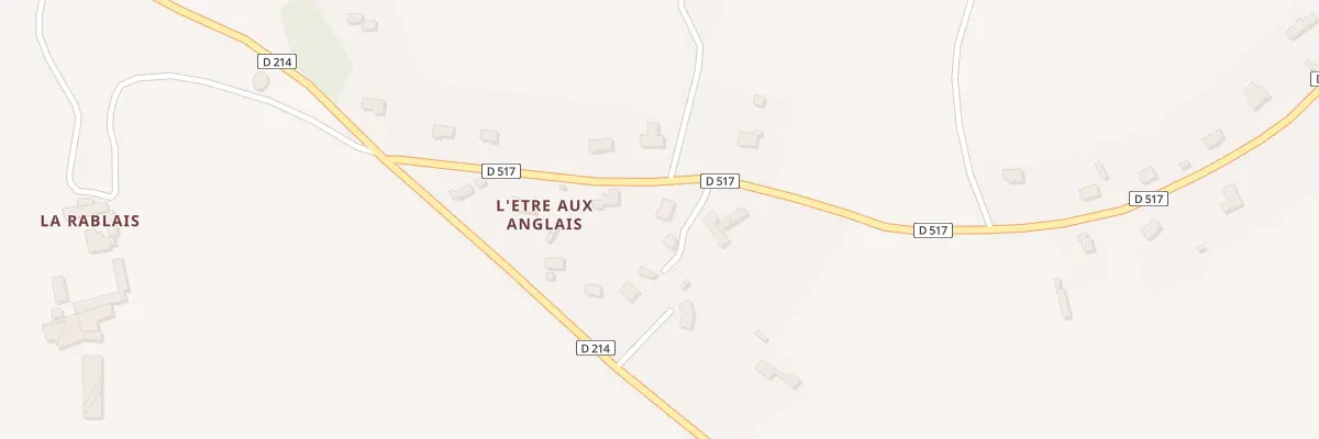 Plan du 52E L’Etre aux Anglais à Saint-Aubin-d’Appenai