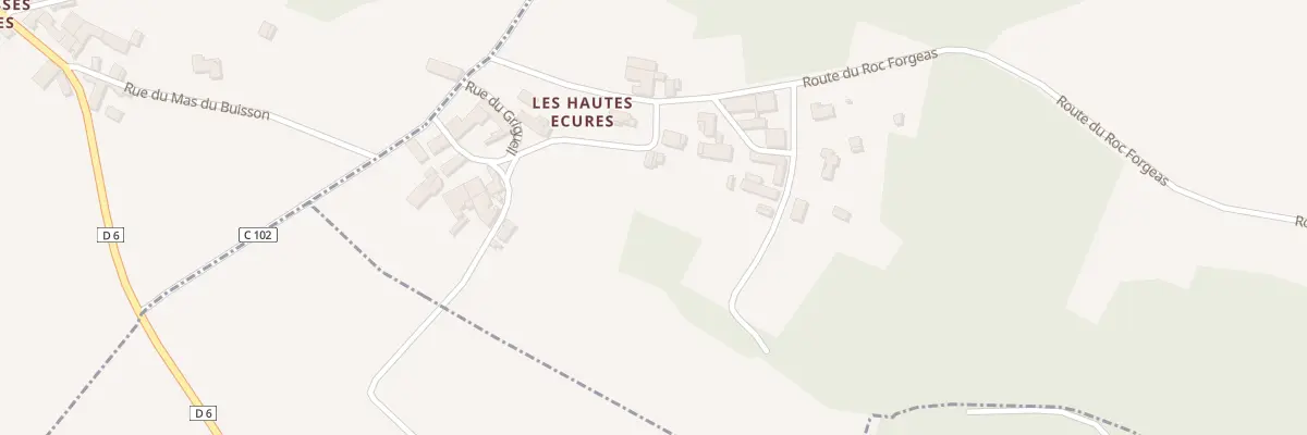 Plan du 5267 Les Hautes Ecures à Pressignac