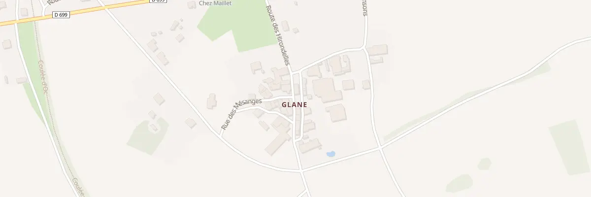 Plan du 9 Rte des Hirondelles à Pranzac