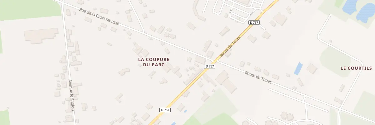Plan du 3 Rue de la Croix Mousse à Chaveignes