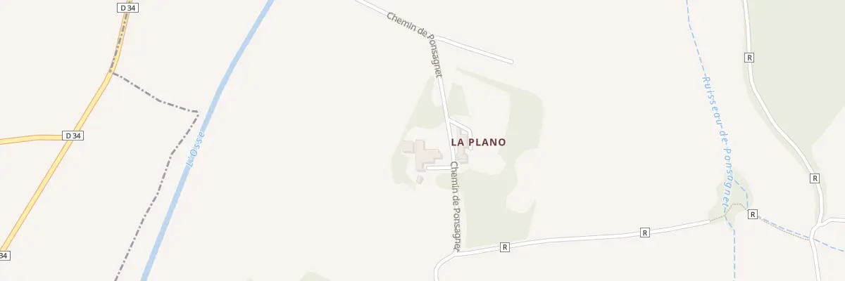 Plan du 5017 Ponsagnet à Monclar-sur-Losse