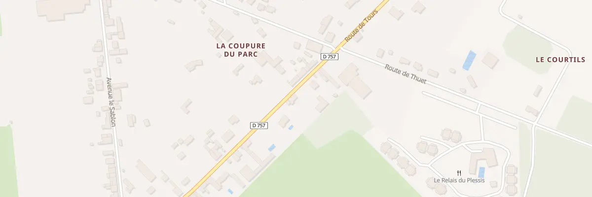 Plan du 11B Av de la Coupure du Parc à Chaveignes