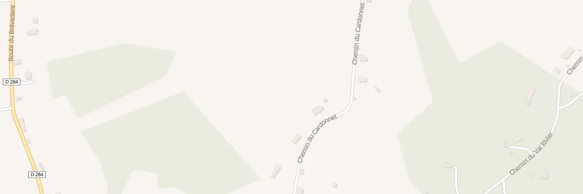 Plan du 235 Rte du Cardonnet à Bonneville-la-Louvet