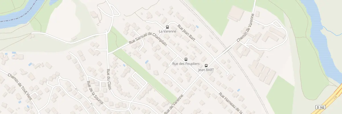 Plan du 8 Rue Samuel de Champlain à Saint-Benoît