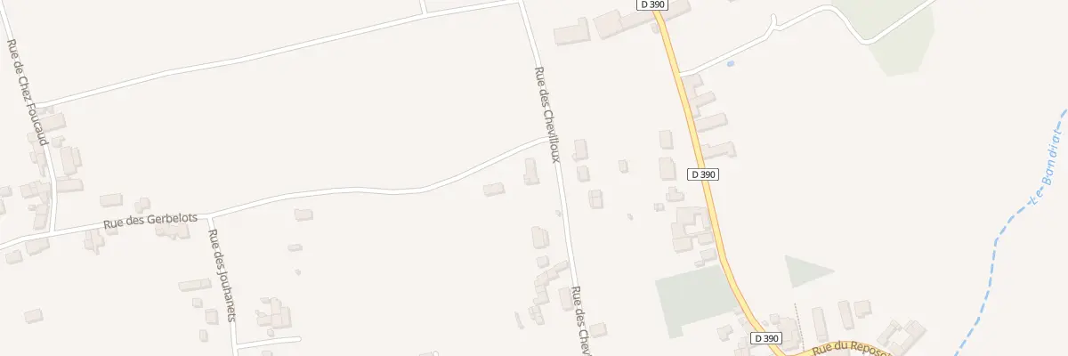 Plan du 251 Rue des Chevilloux à Agris