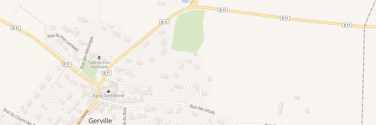 Plan du 6 Res des Bleuets à Gerville