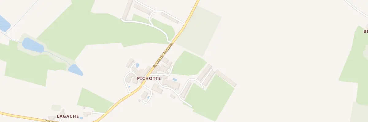 Plan du 874 Rte de Mauriet à Fréchou