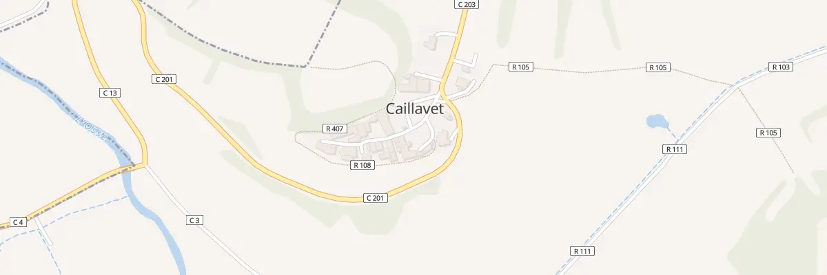 Plan du 5005 Le Village à Caillavet
