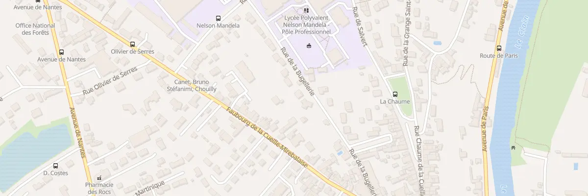 Plan du 29 Rue de la Bugellerie à Poitiers