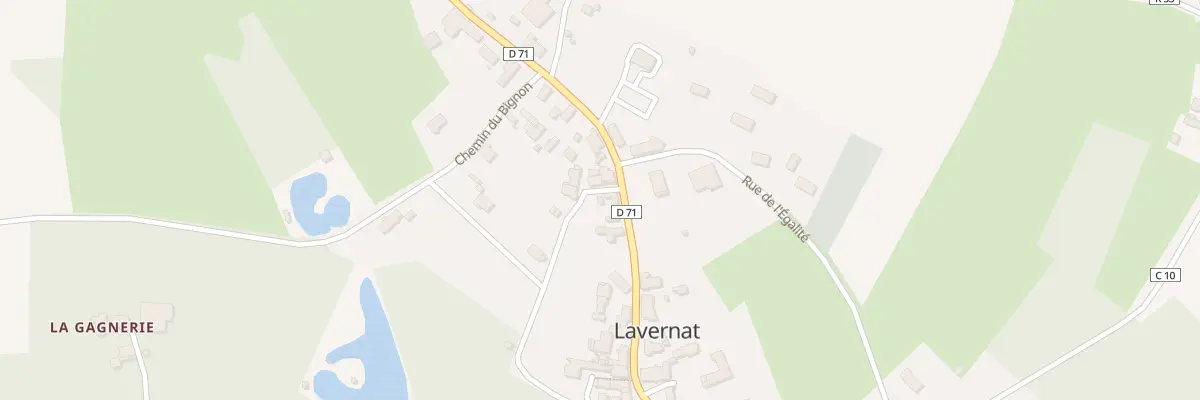Plan du 4 Imp de la Courtrie à Lavernat