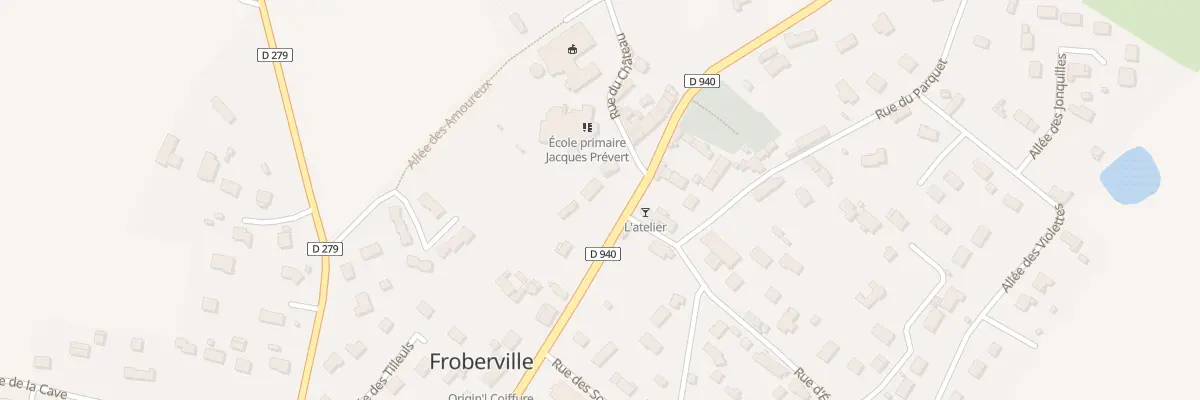 Plan du 538 Rue d’Etretat à Froberville