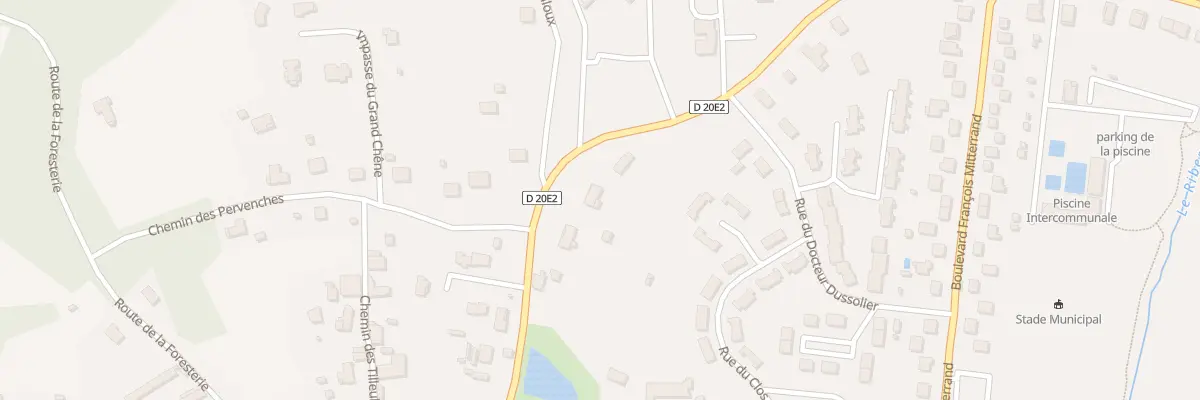Plan du 32 Av de Royan à Ribérac