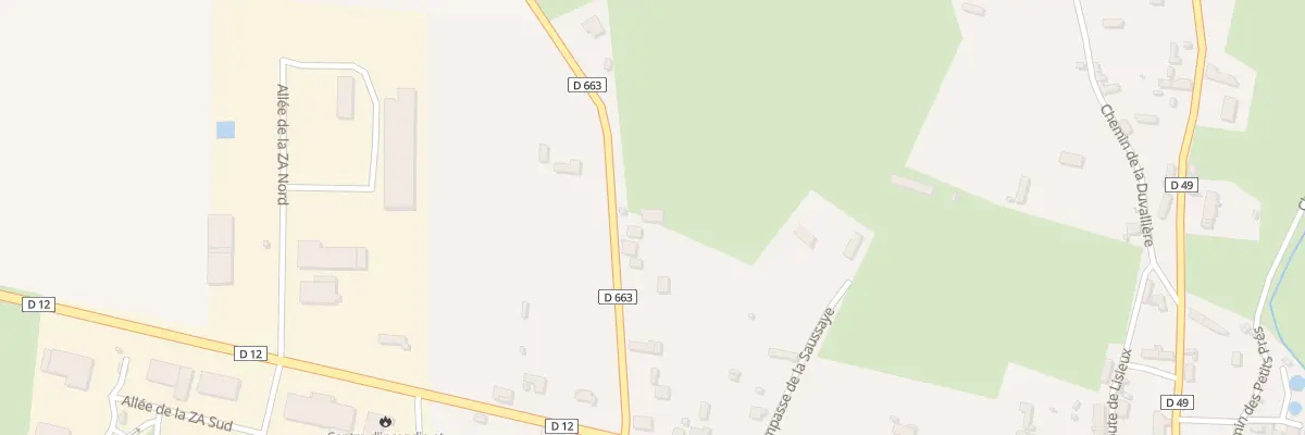 Plan du 4 Rte du Bosc-Renoult à Sap-en-Auge
