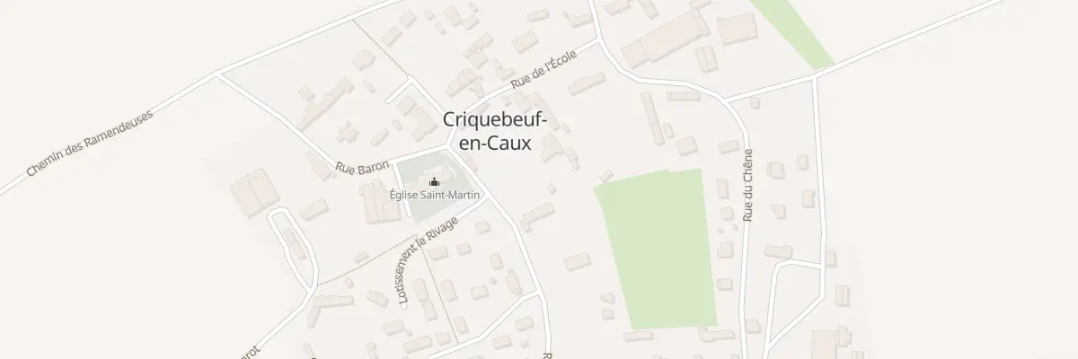 Plan du 52 Rue de l’Eglise à Criquebeuf-en-Caux