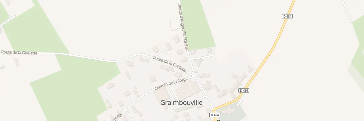 Plan du 189 Rte d’Angerville-l’Orcher à Graimbouville