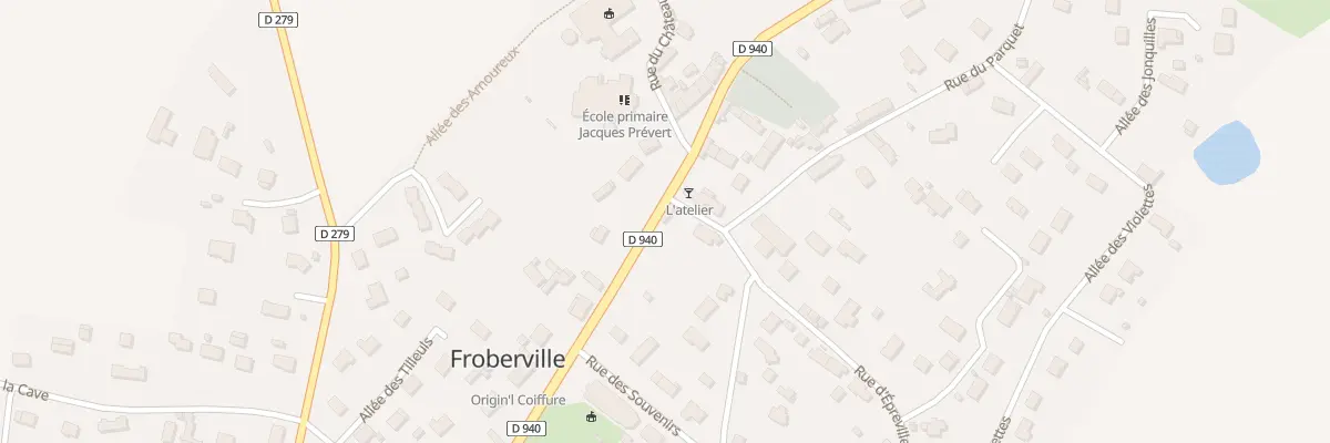 Plan du 547 Rue d’Etretat à Froberville