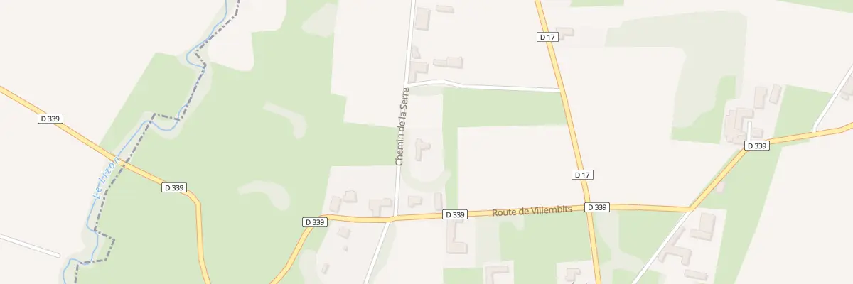 Plan du 23 Che de la Serre à Lustar