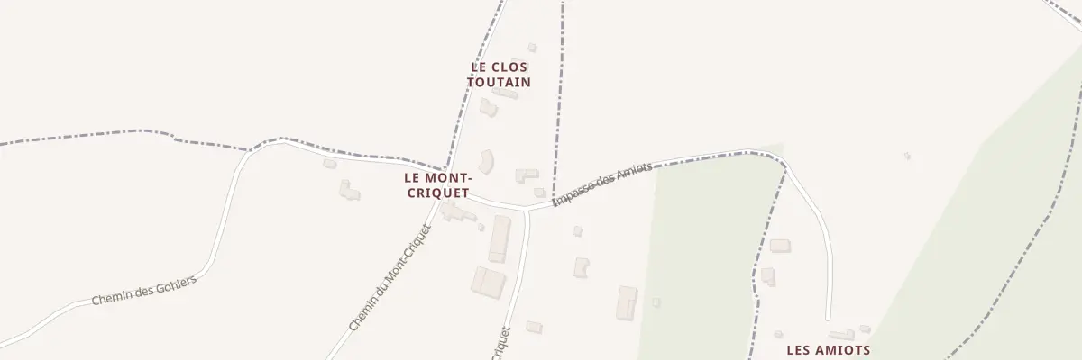 Plan du 3 Che du Mont-Criquet à Ouilly-du-Houley
