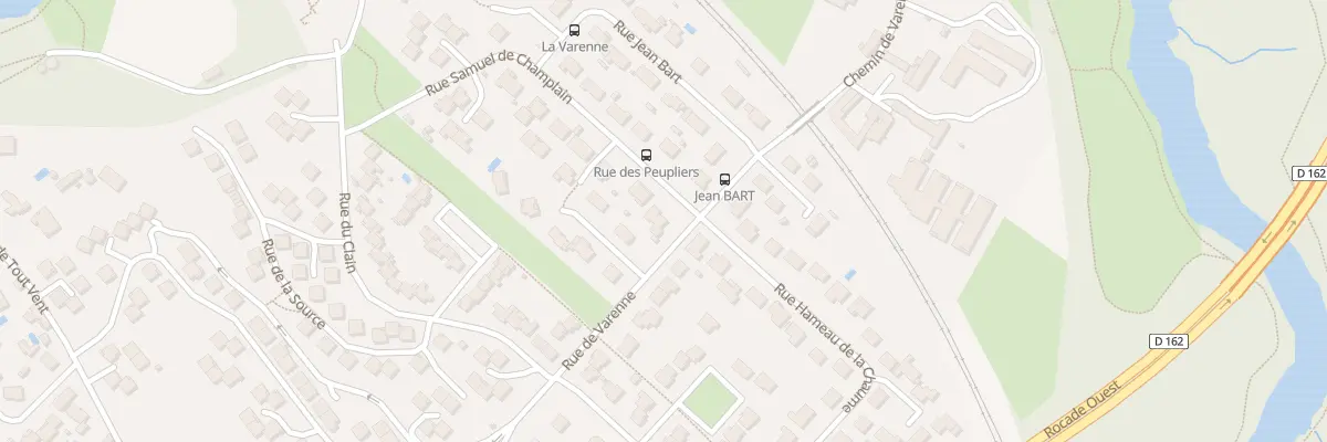 Plan du 2 Rue Samuel de Champlain à Saint-Benoît