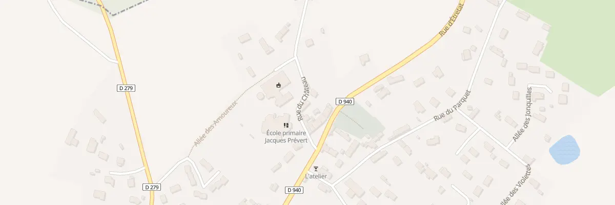 Plan du 86 Rue du Chateau à Froberville