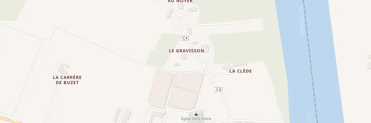Plan du 95 Le Gravisson à Thouars-sur-Garonne
