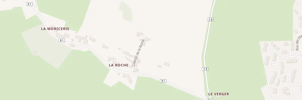Plan du 8 La Roche à Marigné-Laillé
