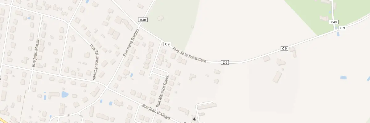 Plan du 46 Rue de la Fossetière à Château-la-Vallière