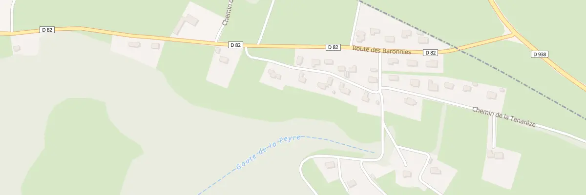Plan du 5112 Che de la Tenarèze à Tilhouse