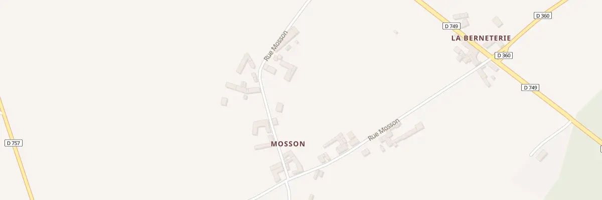 Plan du 20 Mosson à Braye-sous-Faye