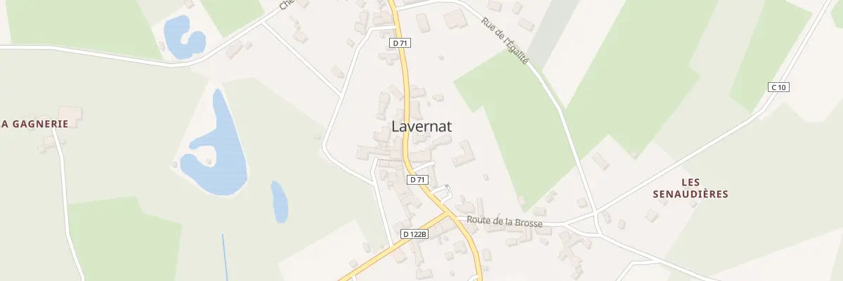 Plan du 2 Rte de Verneil Le Chetif à Lavernat