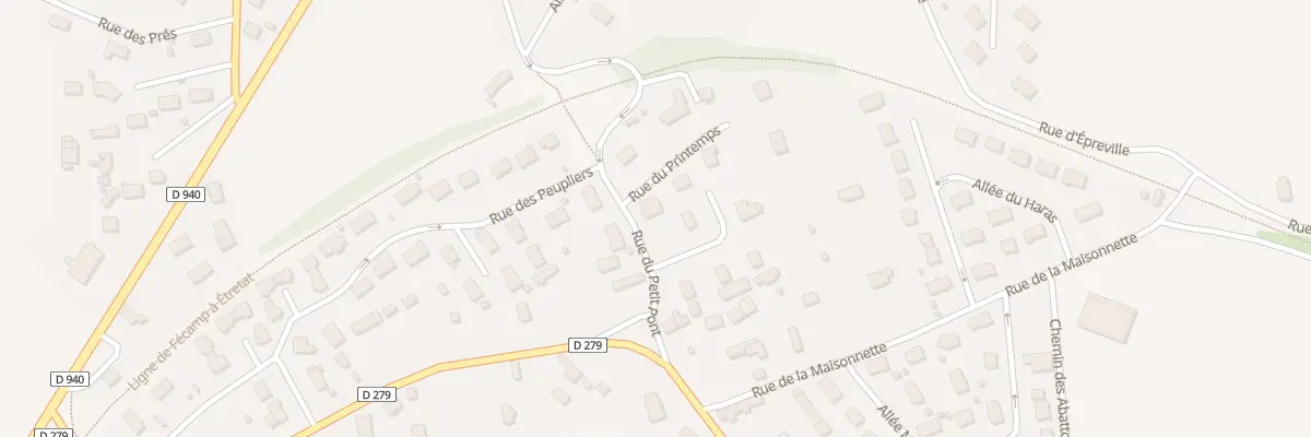 Plan du 381 Rue du Petit Pont à Froberville