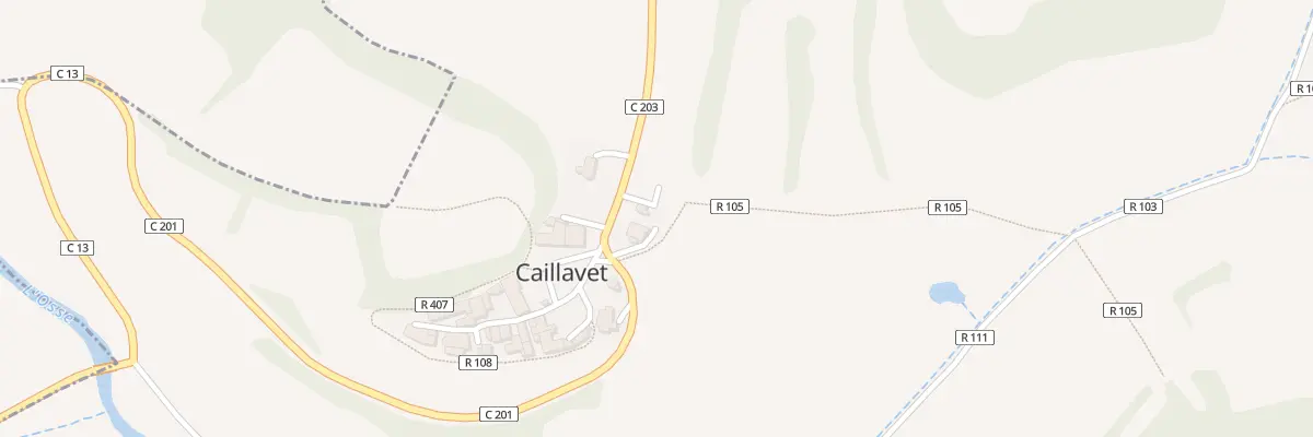 Plan du 5003 Le Village à Caillavet