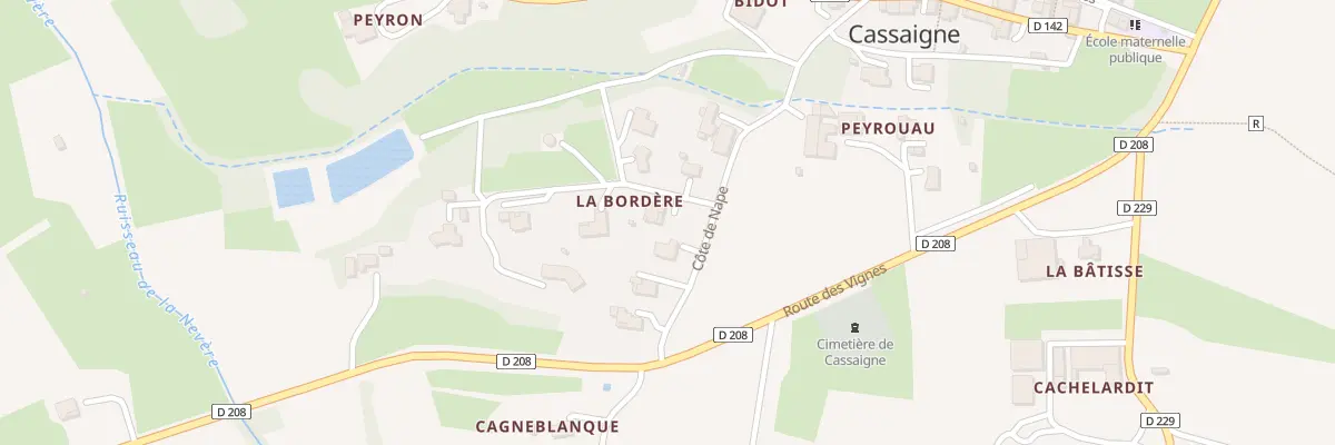 Plan du 5115 A La Bordère à Cassaigne