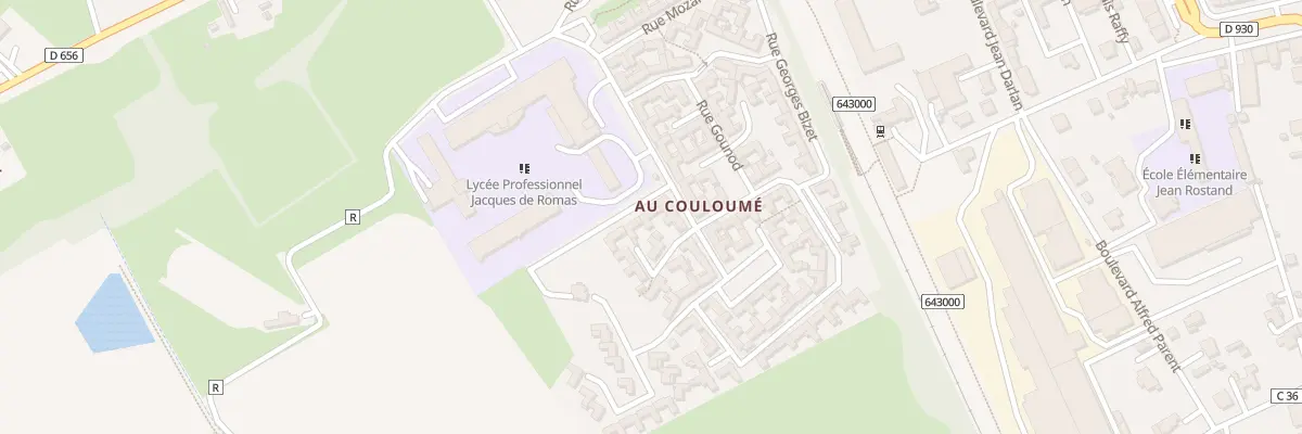 Plan du 1 Rue Jean Sebastien Bach à Nérac