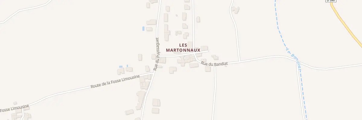 Plan du 383 Rue des Martonnaux à Agris