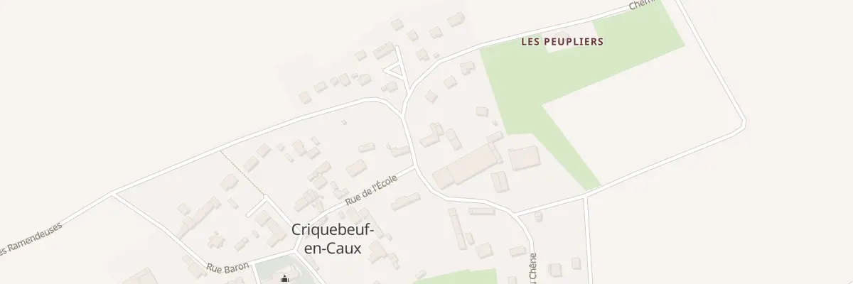 Plan du 180 Rue de l’Ecole à Criquebeuf-en-Caux