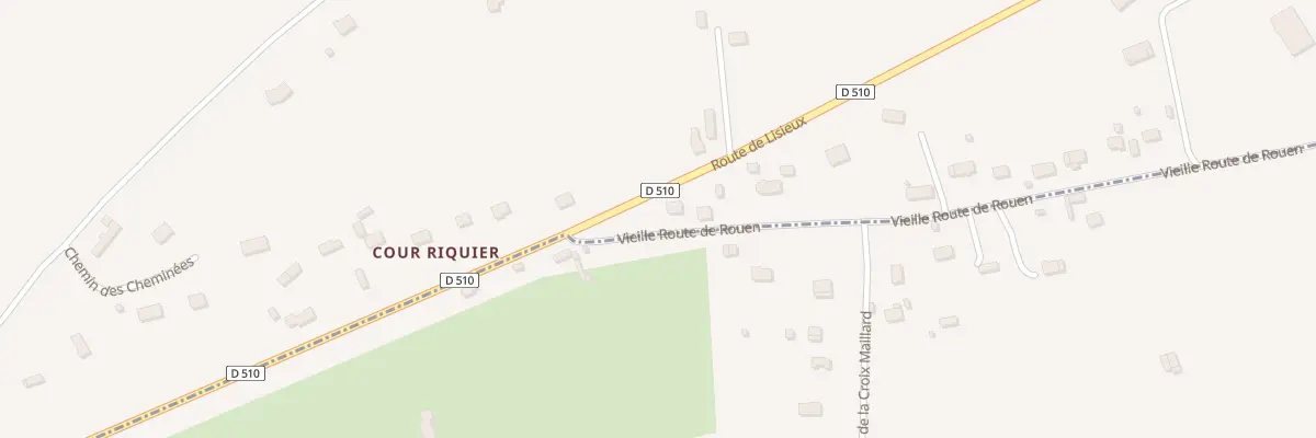 Plan du 530 Rte Vieille Rte de Rouen au Pin