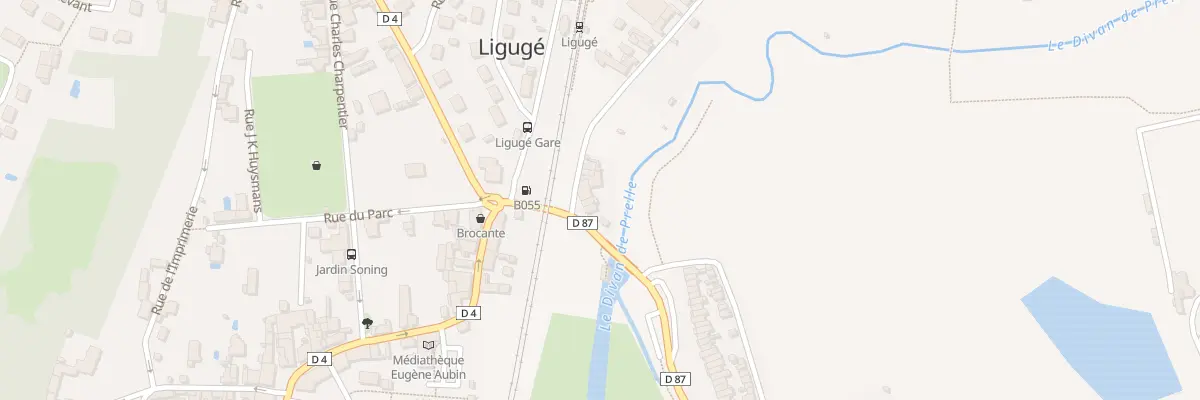 Plan du 4 Rue des Jardins à Ligugé