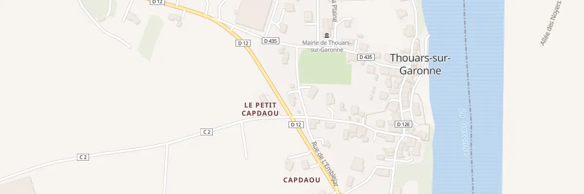 Plan du 1 Rue de l’Embejat à Thouars-sur-Garonne