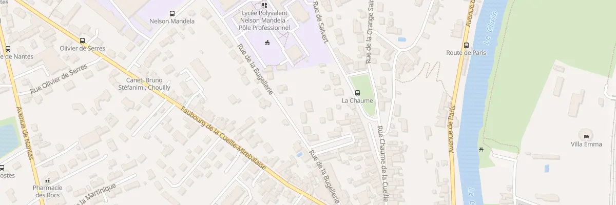 Plan du 32 Rue de la Bugellerie à Poitiers